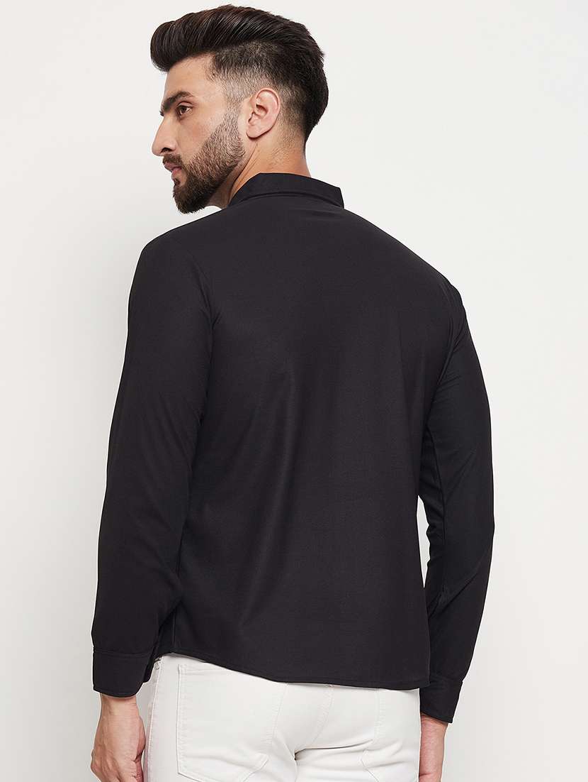 men solid long sleeve casual shirt - 21497124 -  Standard Image - 2