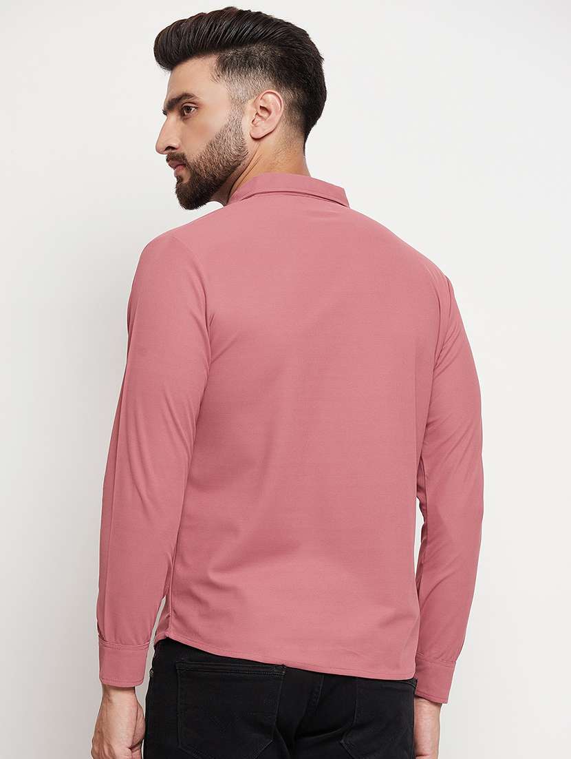 men solid long sleeve casual shirt - 21497125 -  Standard Image - 2