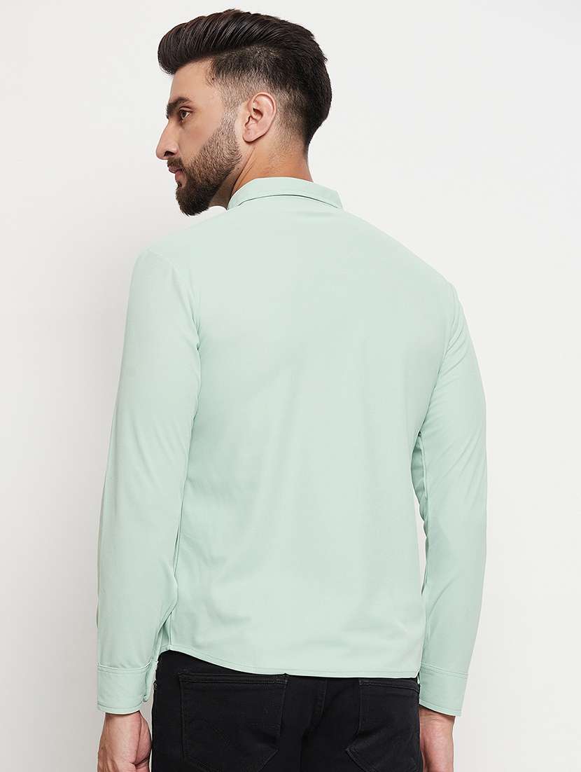 men solid long sleeve casual shirt - 21497149 -  Standard Image - 2