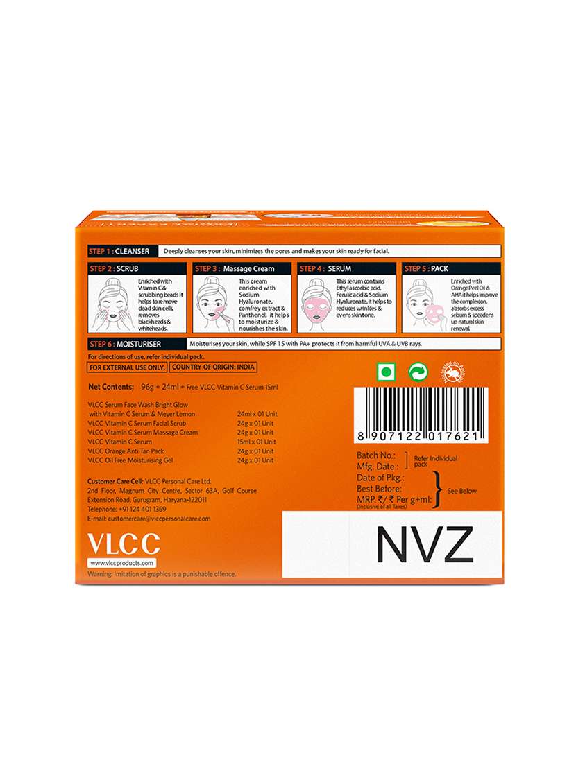 vitamin c facial kit & pedicure manicure kit combo - 21497155 -  Standard Image - 2