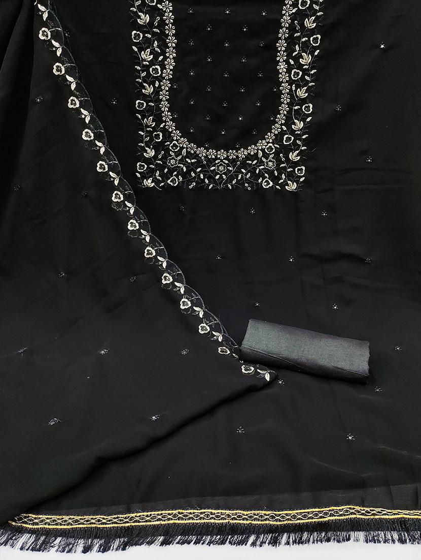 women embroidered unstitched suits - 21497387 - Standard Image - 2