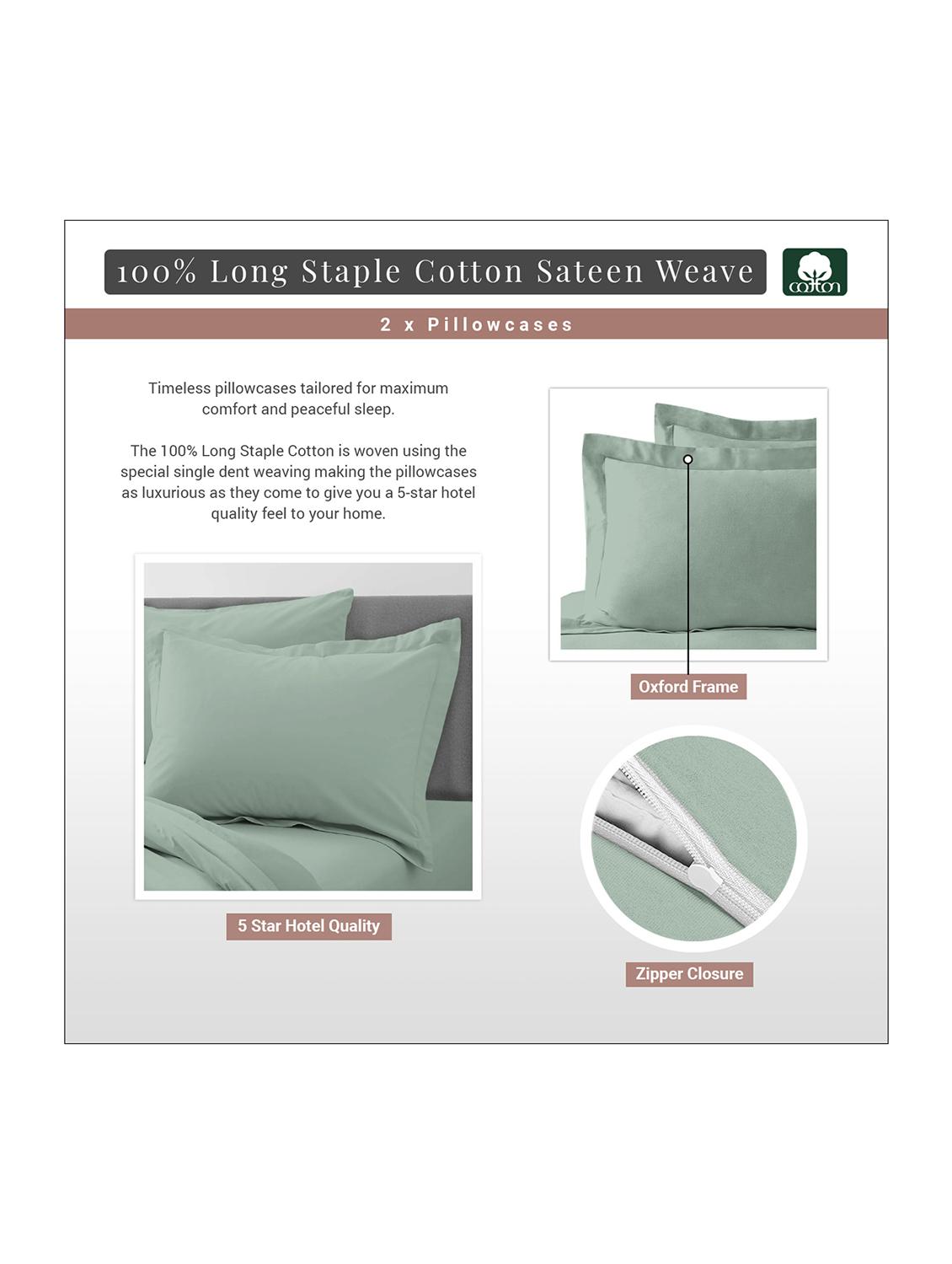 pizuna linens 400tc 100% cotton pillow case 47x70-2pack navy blue - 21498204 - Standard Image - 2