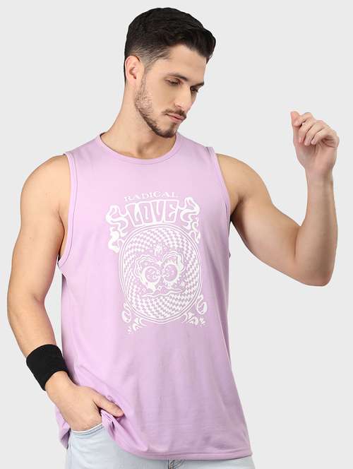 Men Cotton Printed Vest