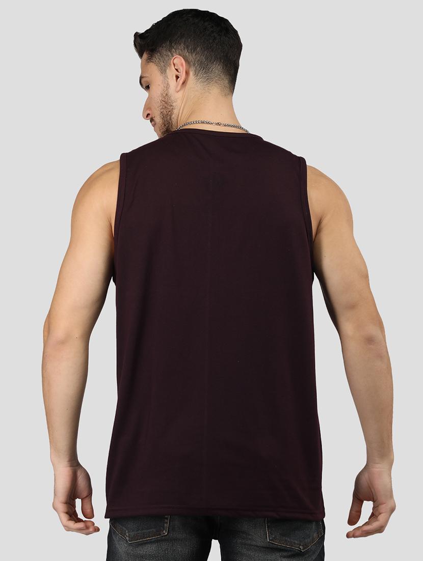 men cotton printed vest - 21498214 - Standard Image - 2