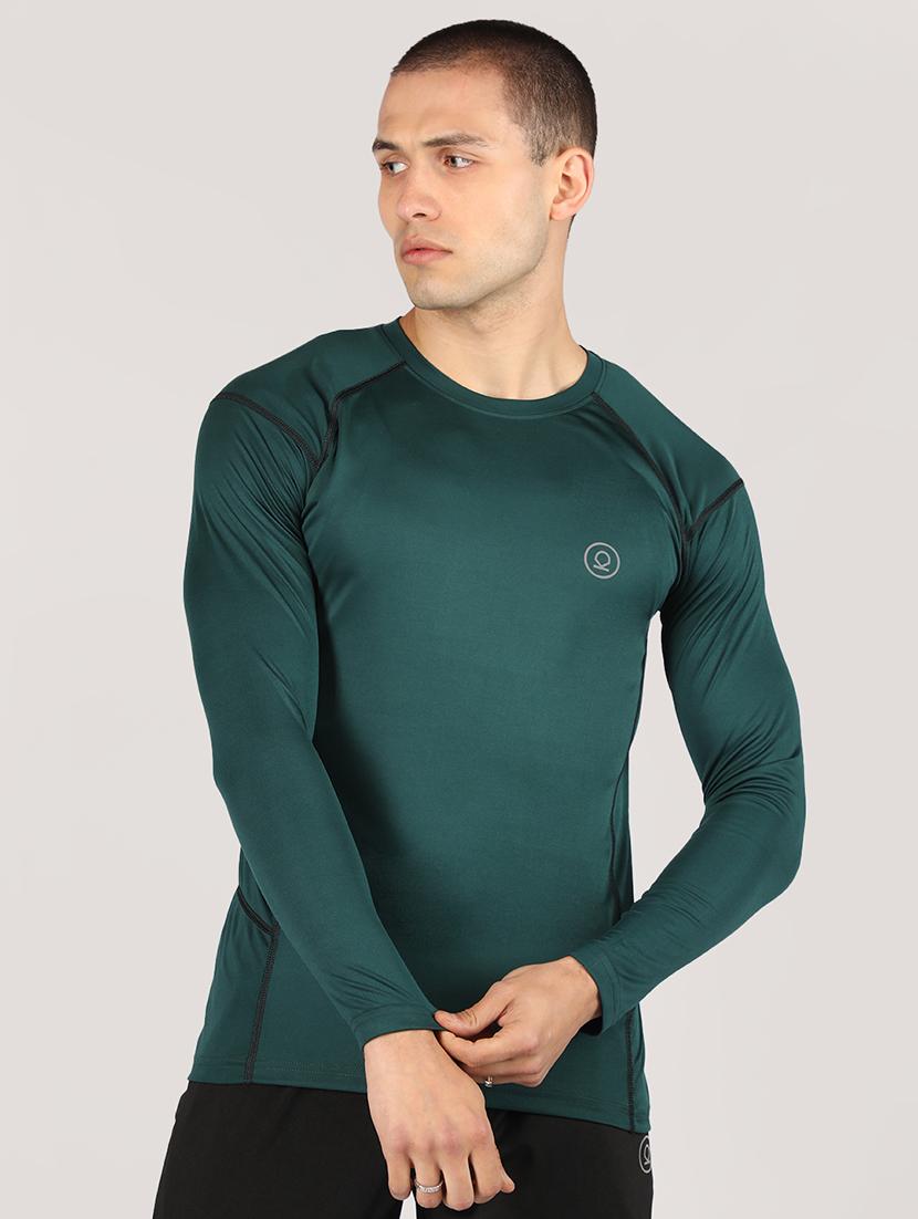 men solid active wear t-shirt - 21498252 - Standard Image - 2