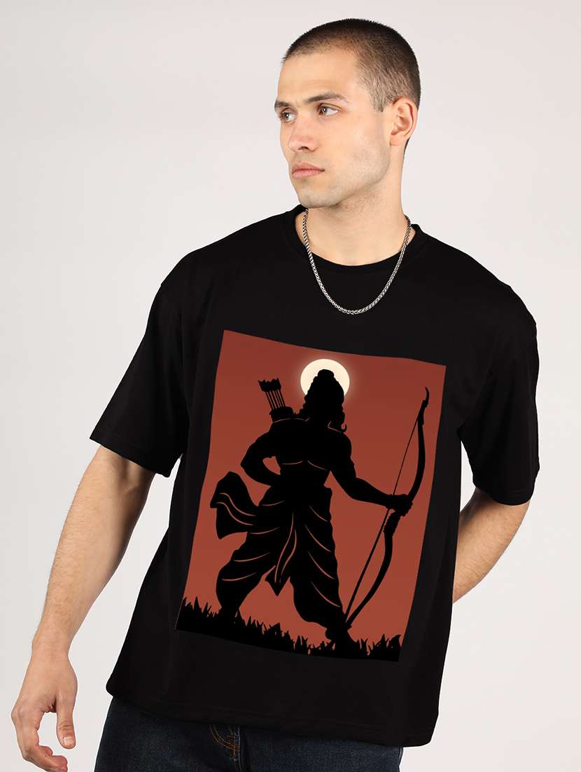 men short sleeve printed oversized t-shirt - 21498350 -  Standard Image - 2