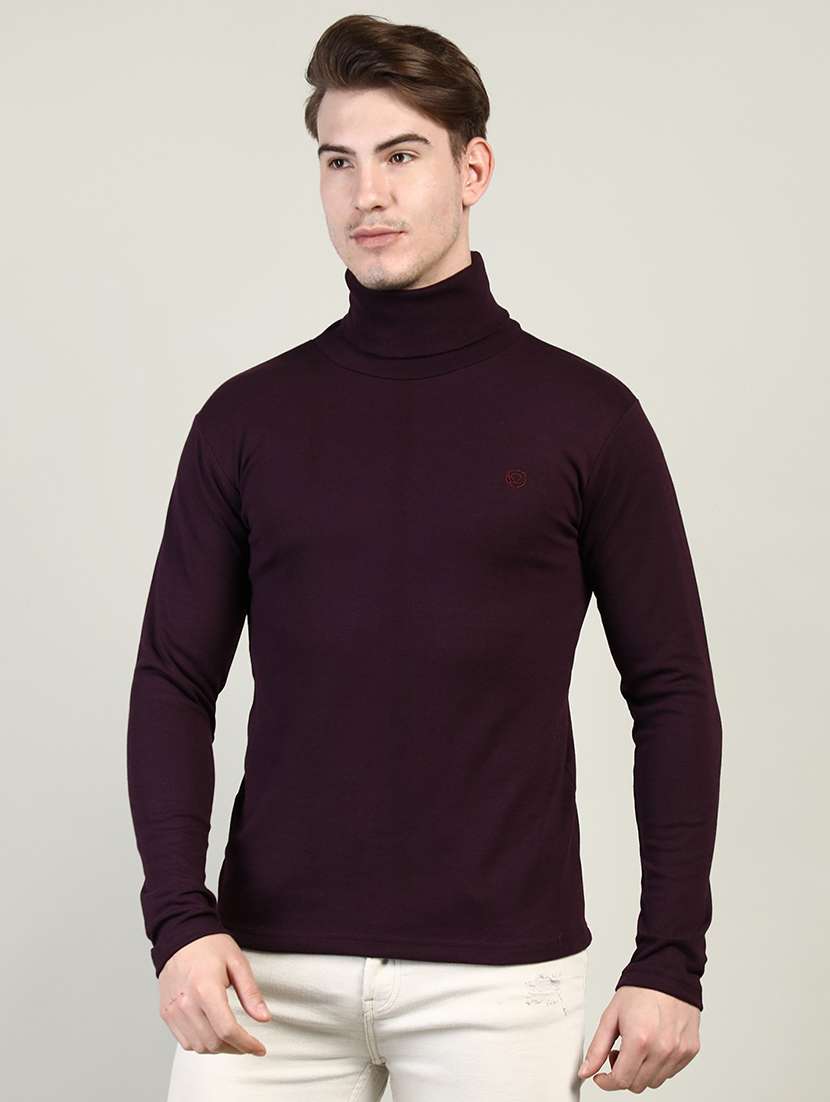 men long sleeve plain t-shirt
