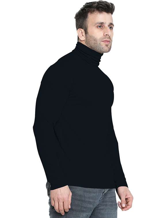 men long sleeved plain t-shirt - 21498441 - Standard Image - 2