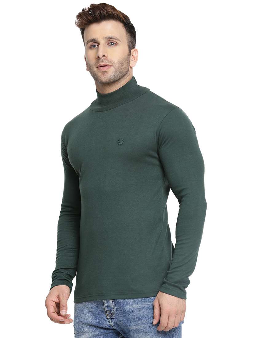 men long sleeved plain t-shirt - 21498443 - Standard Image - 2