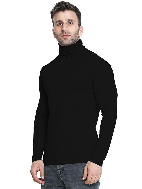 men long sleeved plain t-shirt - 21498444 - Standard Image - 2