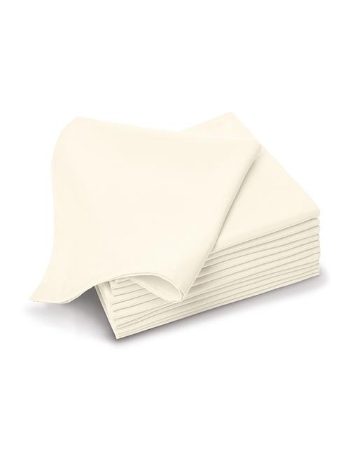 pizuna linens 400tc 100% cotton napkins 8 pack new ivory - 21498456 -  Standard Image - 0