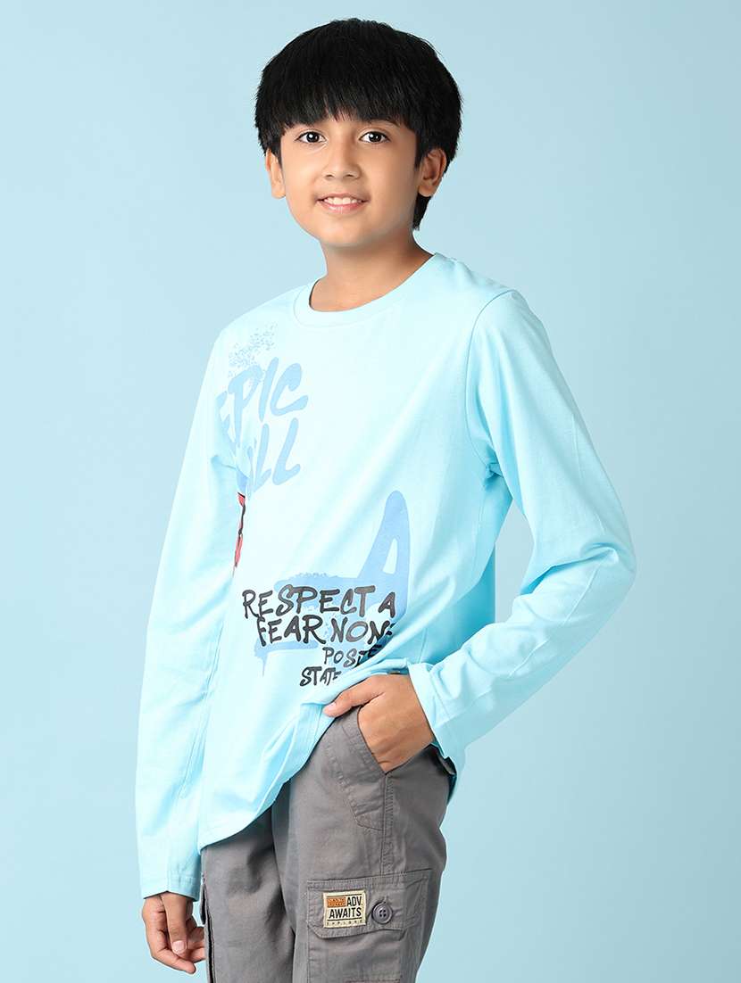 boys round neck graphic t-shirt - 21498572 -  Standard Image - 2