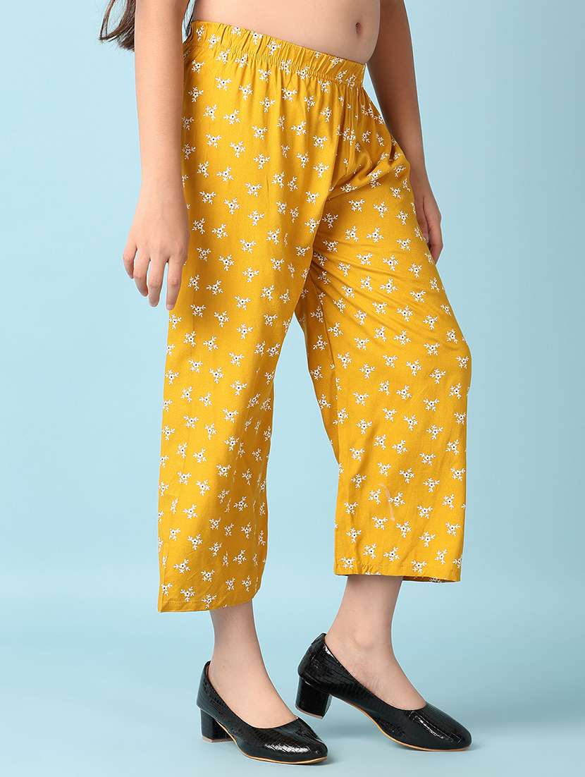 girls floral printed palazzo - 21498747 -  Standard Image - 2