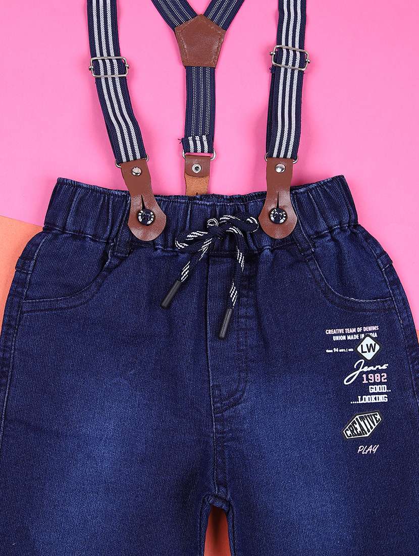 boys printed t-shirt & dungaree  - 21498753 -  Standard Image - 2