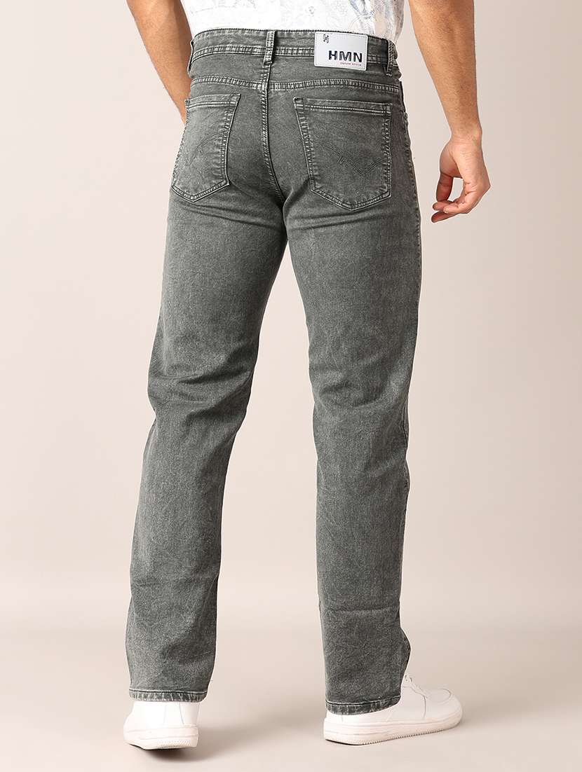 men grey denim jeans - 21498804 - Standard Image - 2