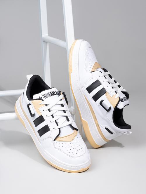beige lace up sneakers - 21499128 -  Standard Image - 0