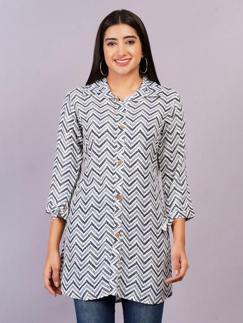 women grey printed straight kurta - 21499855 -  Standard Image - 0