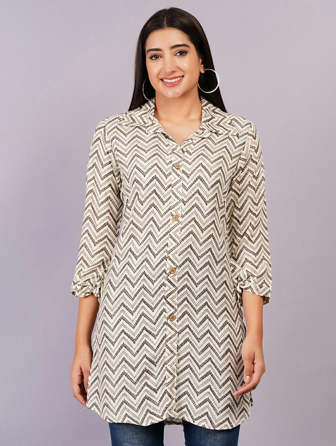 women off white viscose straight kurta - 21499860 -  Zoom Image - 0