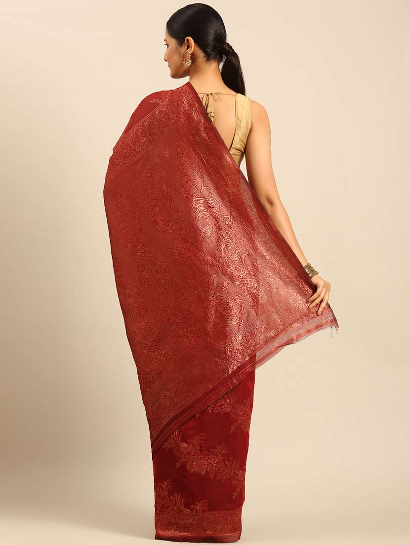 women self design banarasi saree with blouse - 21499983 - Standard Image - 2