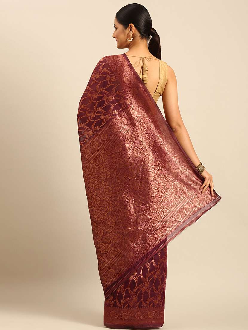 women self design banarasi saree with blouse - 21499988 - Standard Image - 2