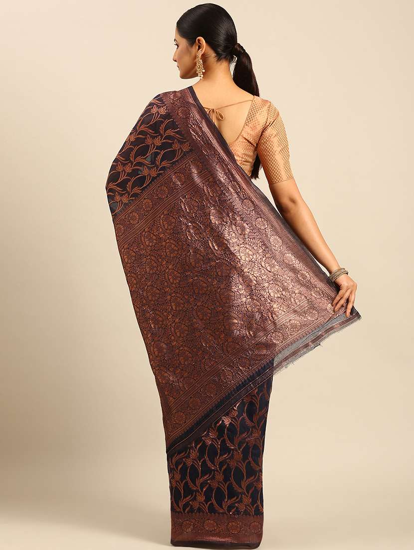women self design banarasi saree with blouse - 21499991 - Standard Image - 2