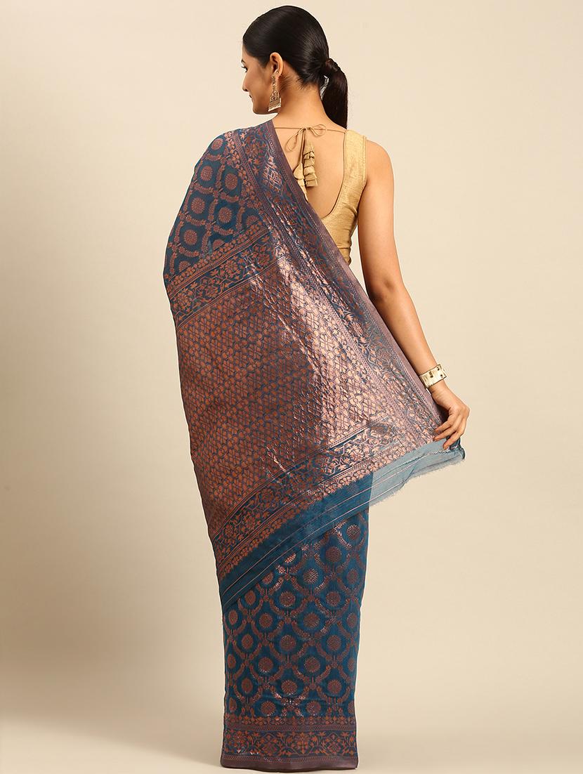 women self design banarasi saree with blouse - 21499994 - Standard Image - 2