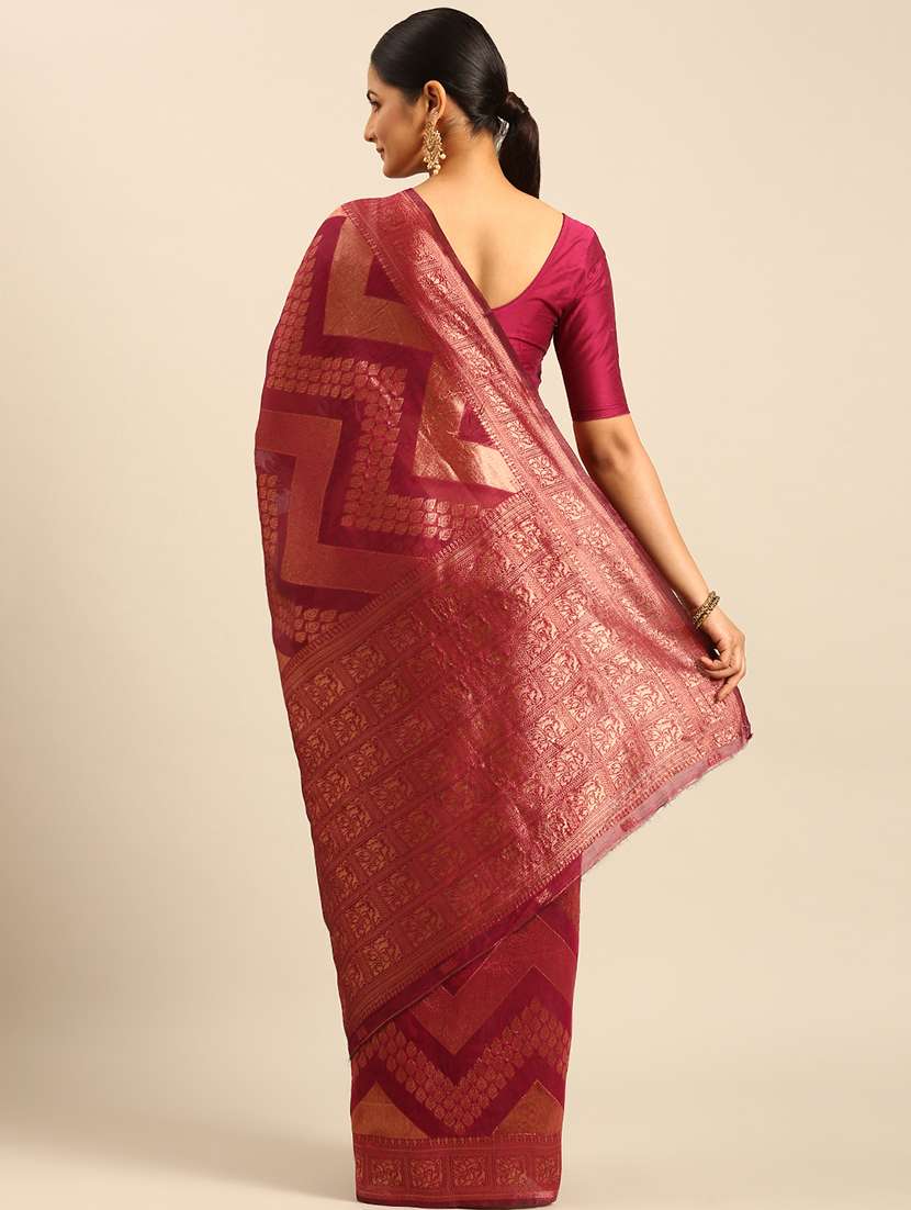women self design banarasi saree with blouse - 21500000 -  Standard Image - 2