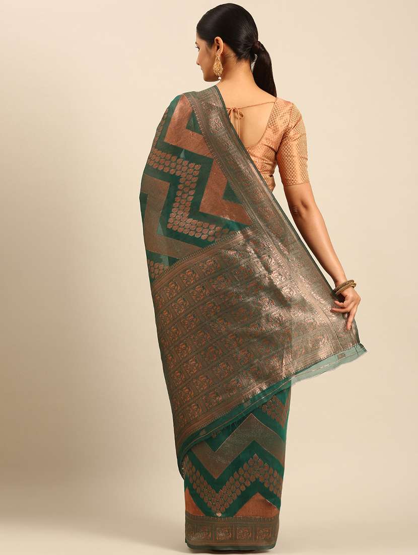 women self design banarasi saree with blouse - 21500001 - Standard Image - 2
