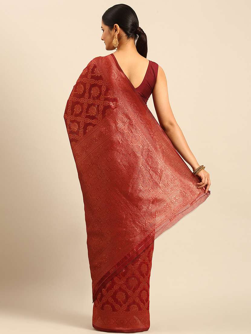 women self design banarasi saree with blouse - 21500004 -  Standard Image - 2