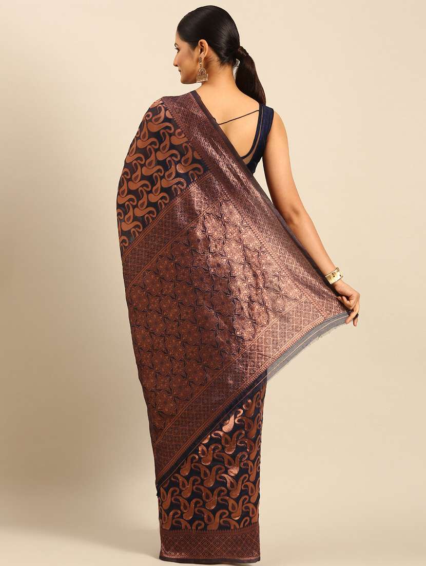 women self design banarasi saree with blouse - 21500009 - Standard Image - 2