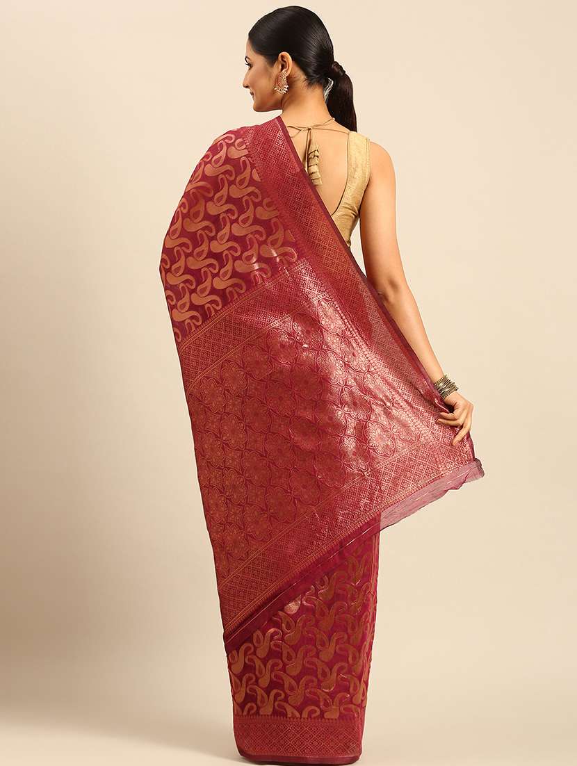 women self design banarasi saree with blouse - 21500011 -  Standard Image - 2