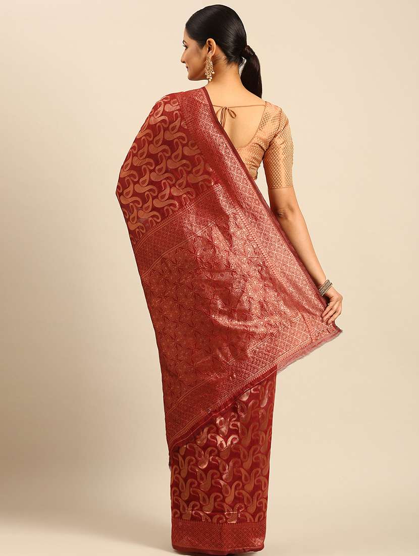 women self design banarasi saree with blouse - 21500012 - Standard Image - 2