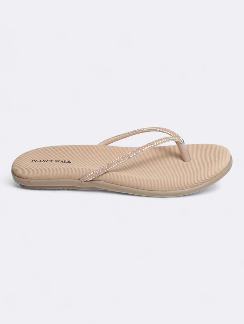 pink synthetic slip on sandals - 21500364 -  Standard Image - 2