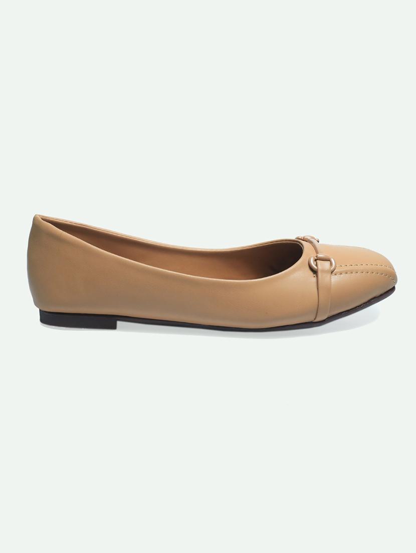 tan synthetic ballerina - 21500433 - Standard Image - 2
