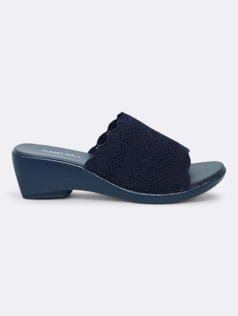 blue mesh slip on sandals - 21500465 - Standard Image - 2