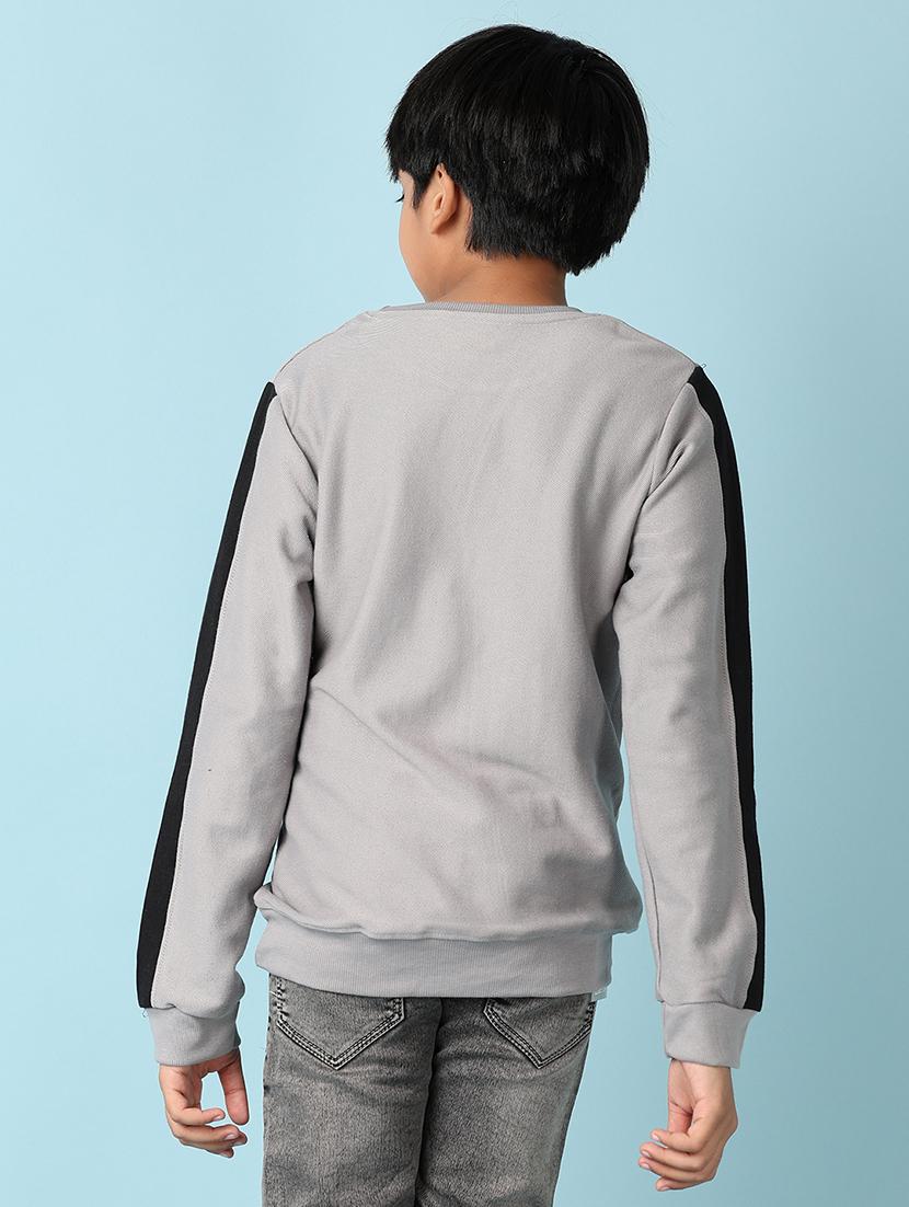 boys long sleeves tapered t-shirt - 21501768 - Standard Image - 2