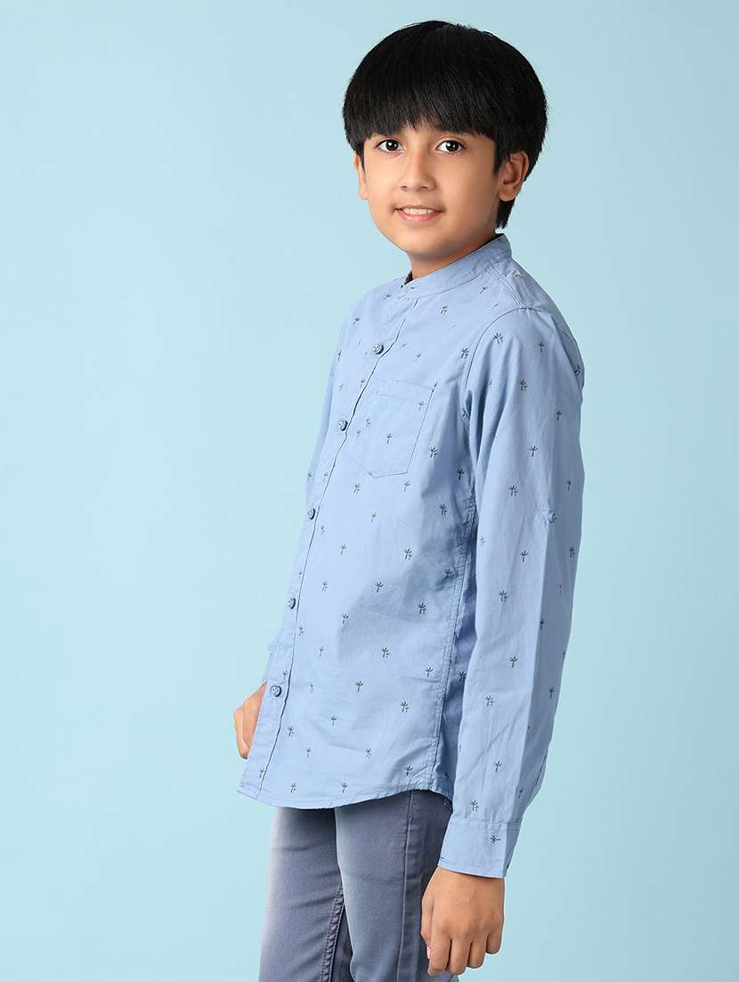 boys printed long sleeve casual shirt - 21501946 -  Standard Image - 2