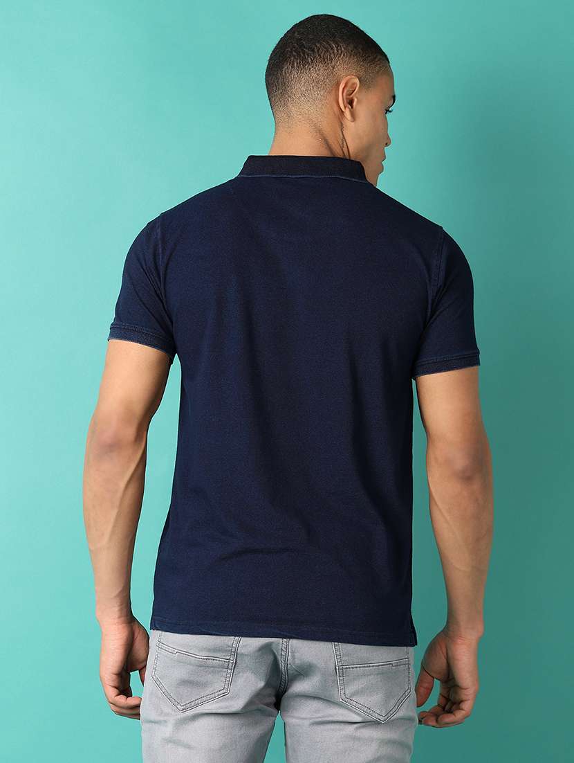 men short sleeves printed polo t-shirt - 21501982 -  Standard Image - 2