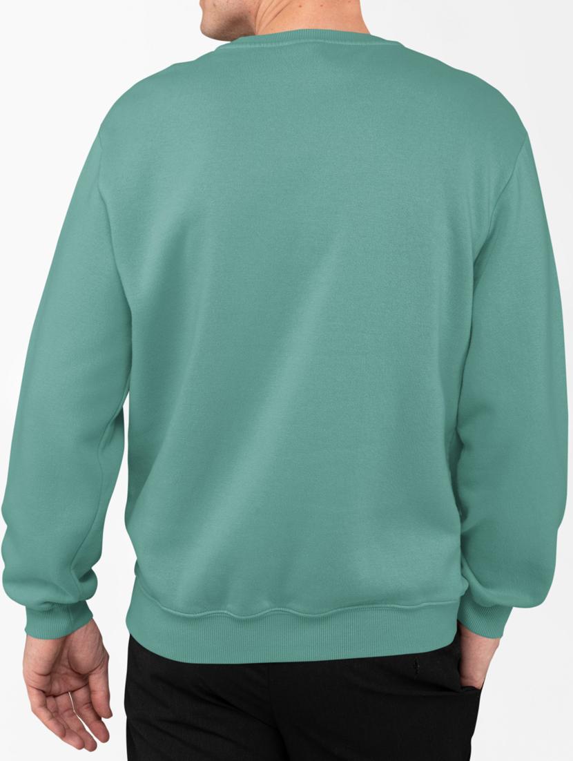 men solid sea green long sleeve sweatshirt - 21502180 - Standard Image - 2