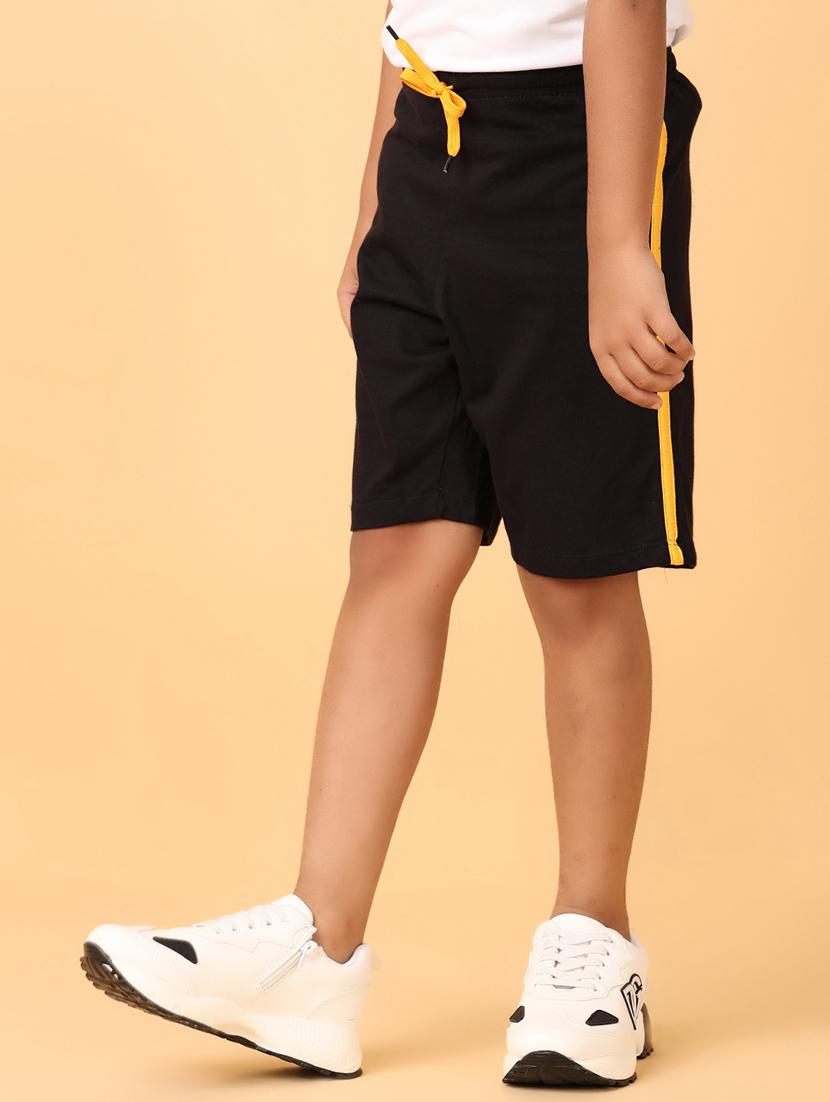 boys black solid shorts - 21502286 - Standard Image - 2