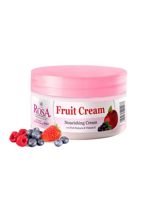 rosa fruit cream with fruit extracts and vitamin e i moisturizing and soothing ,