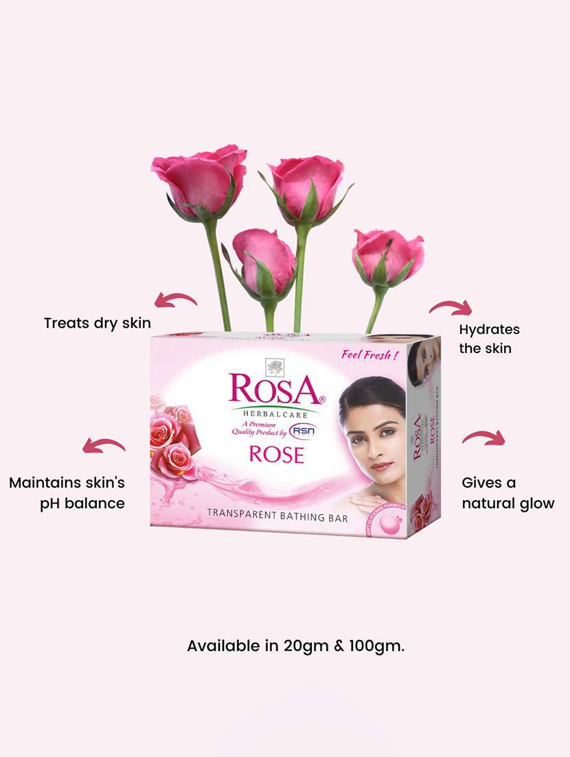 rosa transparent rose & glycerin gel soap i skin conditioners i - 21502381 -  Standard Image - 2