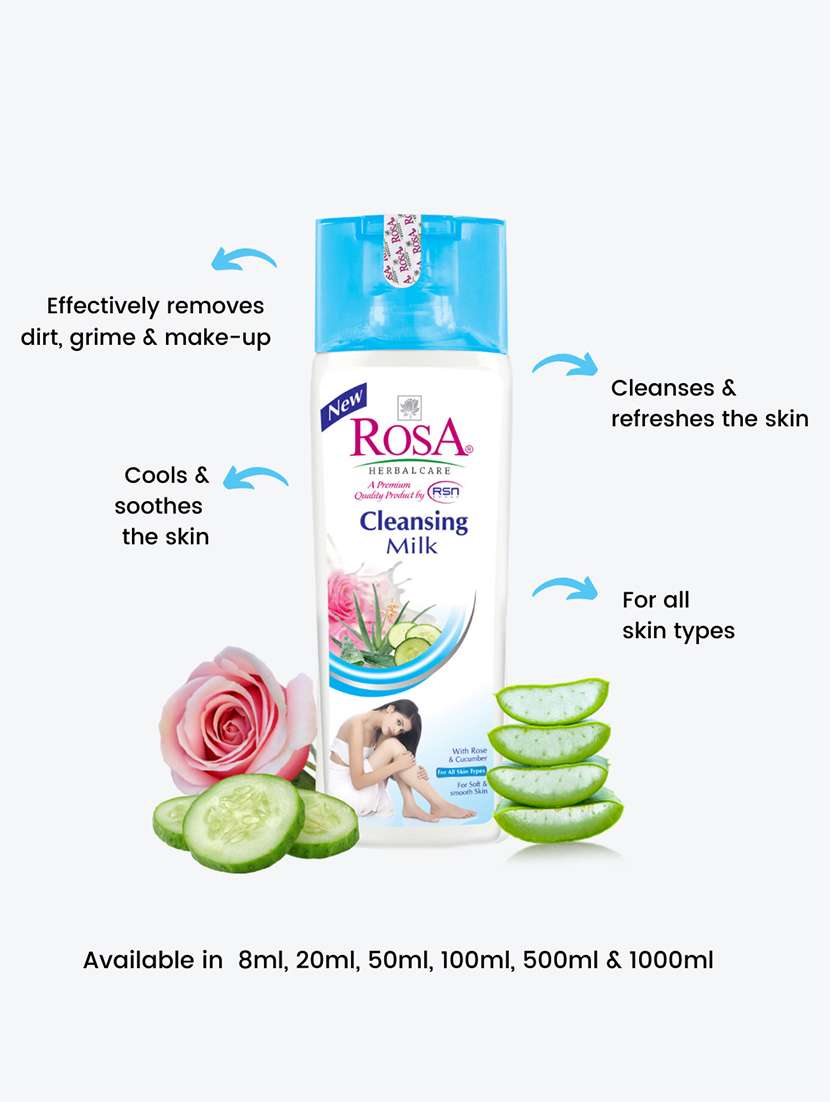 rosa cleansing milk with rose and cucumber l - 21502395 -  Standard Image - 2