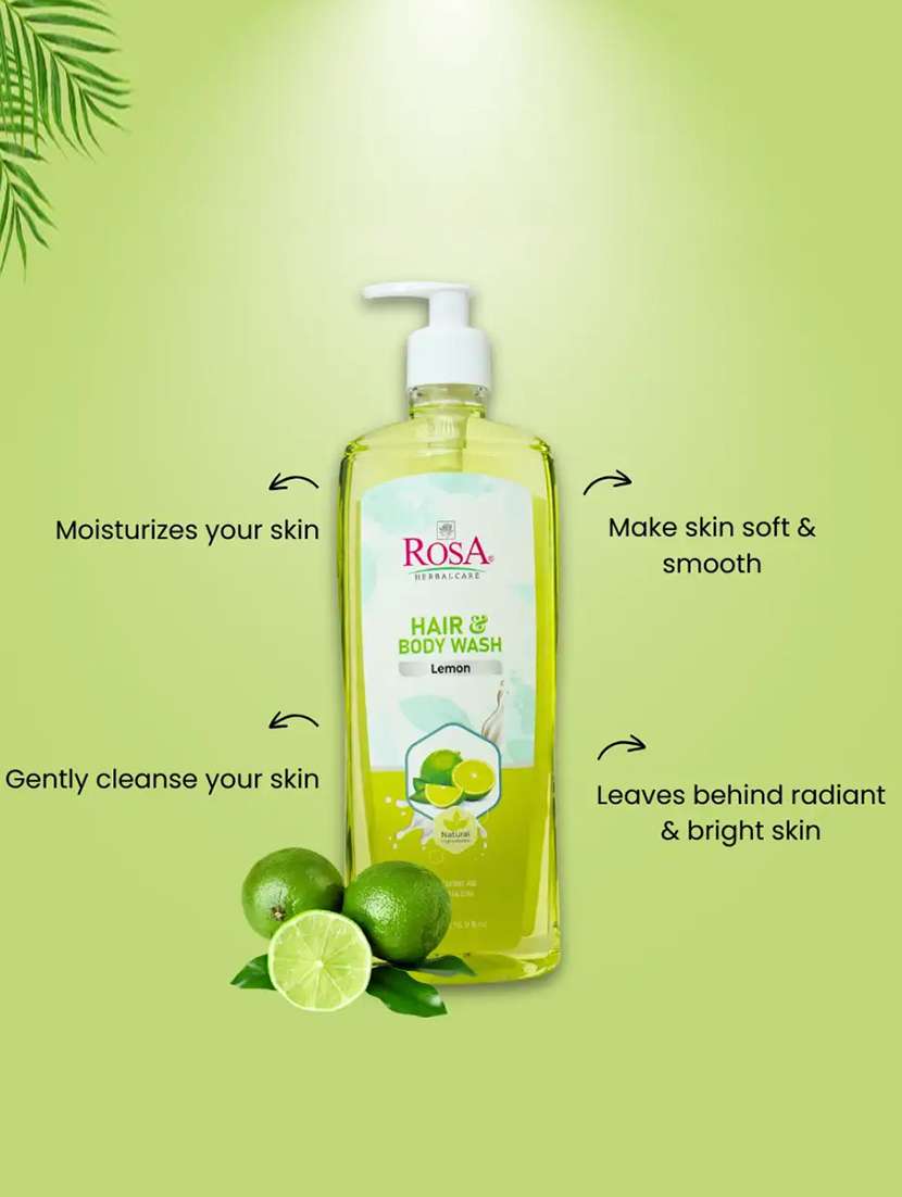 rosa lemon hair & body wash with vitamin-e & fruits - 21502400 -  Standard Image - 2