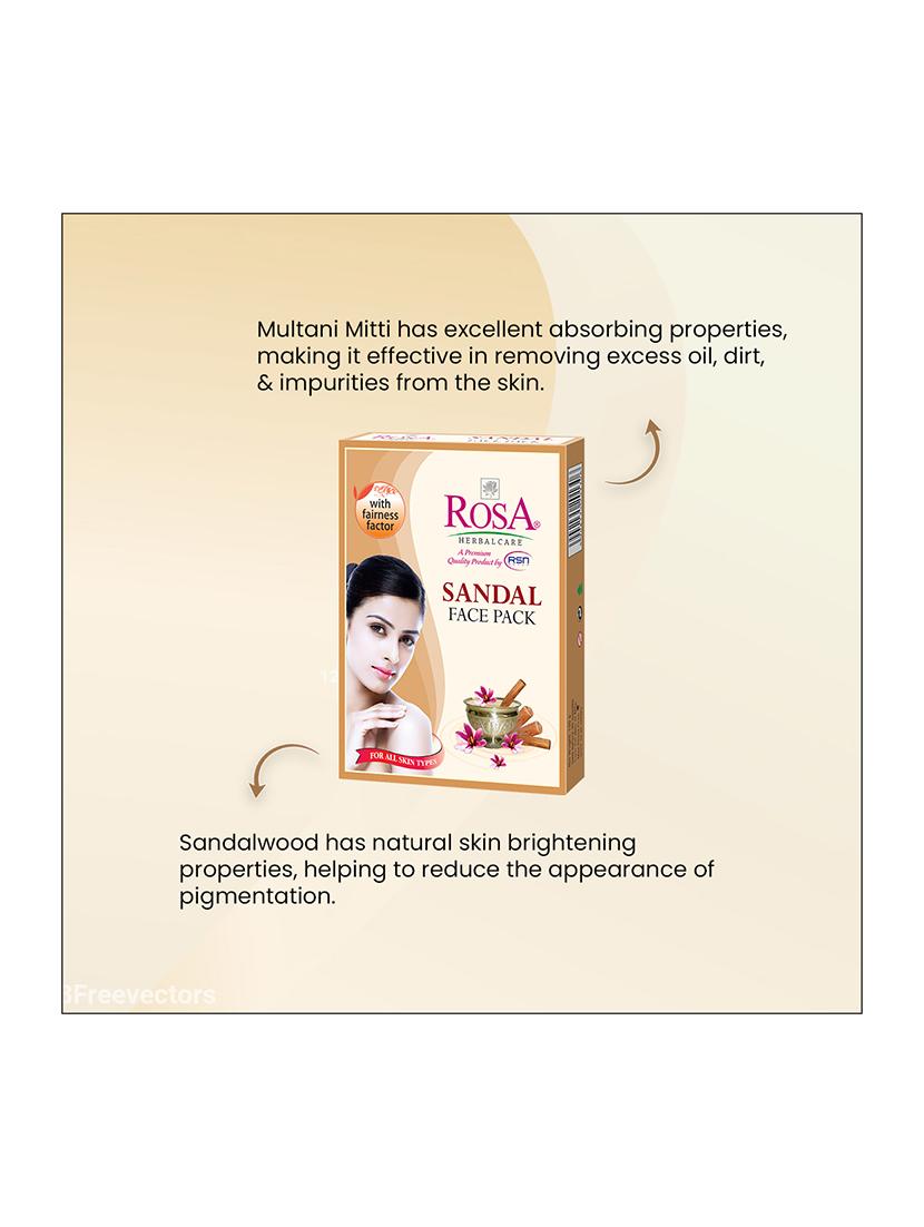 rosa sandal face pack for glowing skin i calming,acne - 21502406 - Standard Image - 2