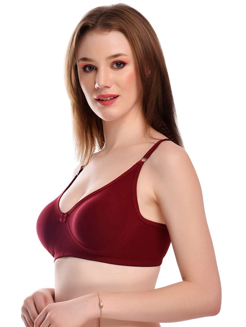 pack of 2 multi coloured hosiery t-shirt bra - 21502481 -  Standard Image - 2