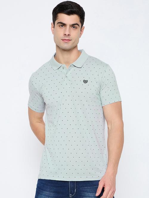 men polo neck printed t-shirt - 21502510 -  Standard Image - 0