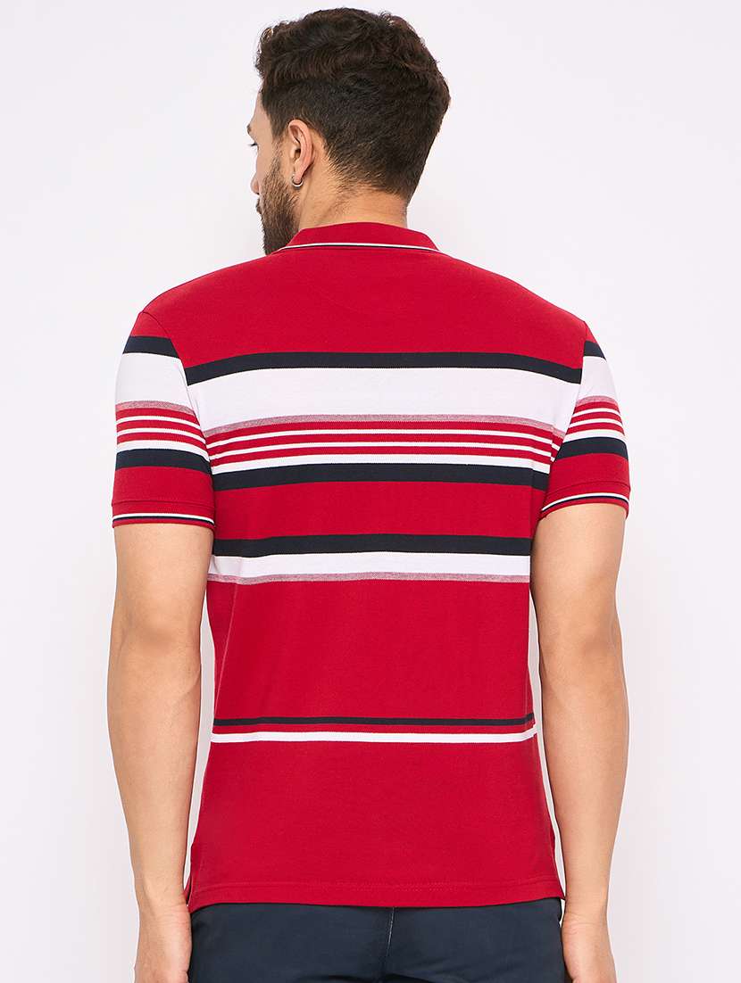 men polo neck striped t-shirt - 21502547 -  Standard Image - 2