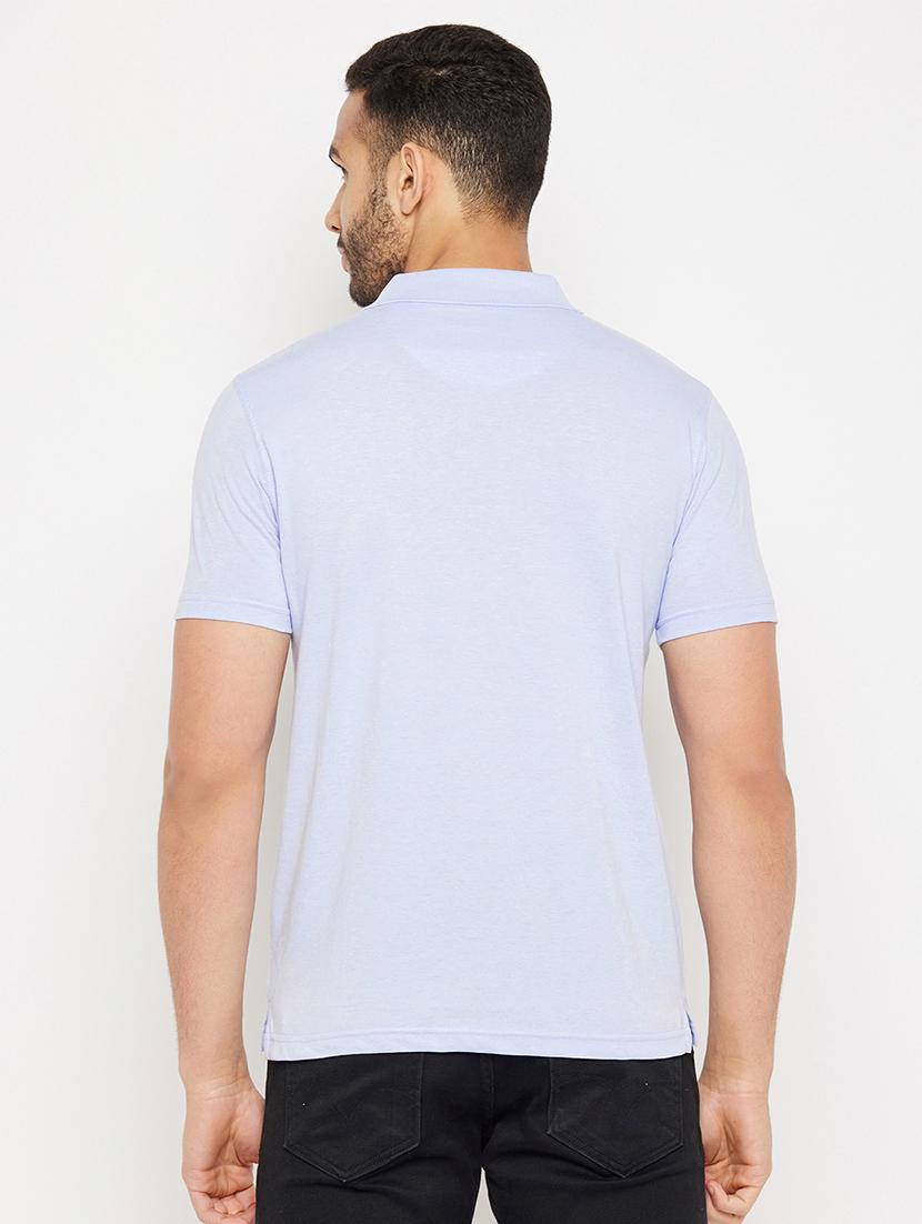 men polo neck plain t-shirt - 21502588 - Standard Image - 2