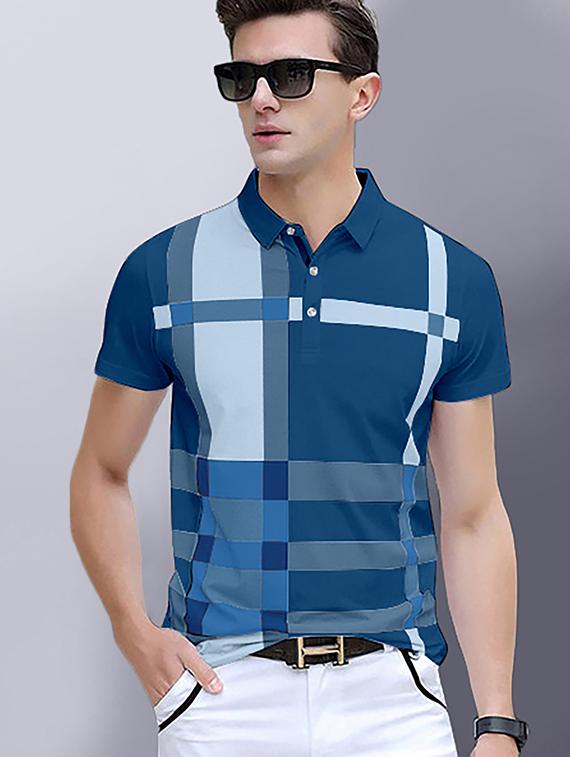 men polo neck front print t-shirt combo - 21502735 - Standard Image - 2